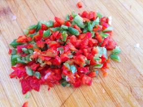 辣椒切碎
