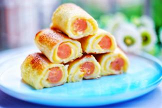 营养又美味，会爆浆的芝士火腿土司卷就做好啦～