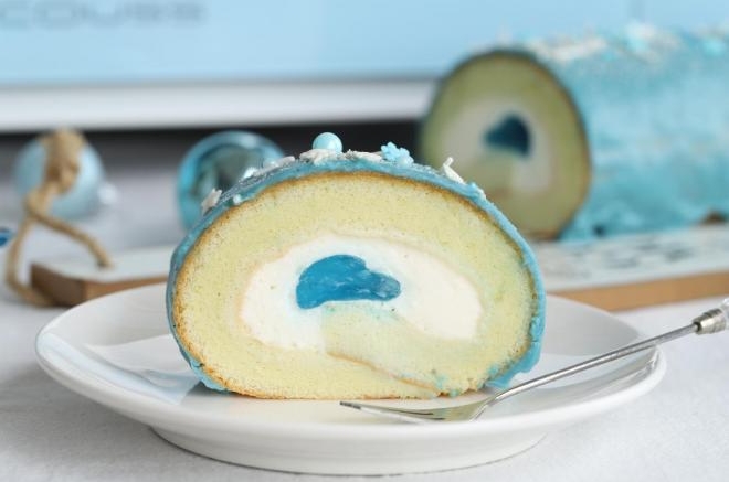 梦龙海洋之心蛋糕卷