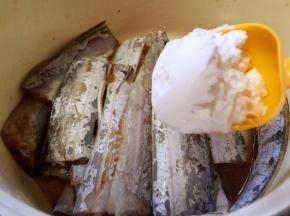 放入淀粉