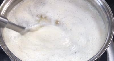 大火烧开后搅拌几次