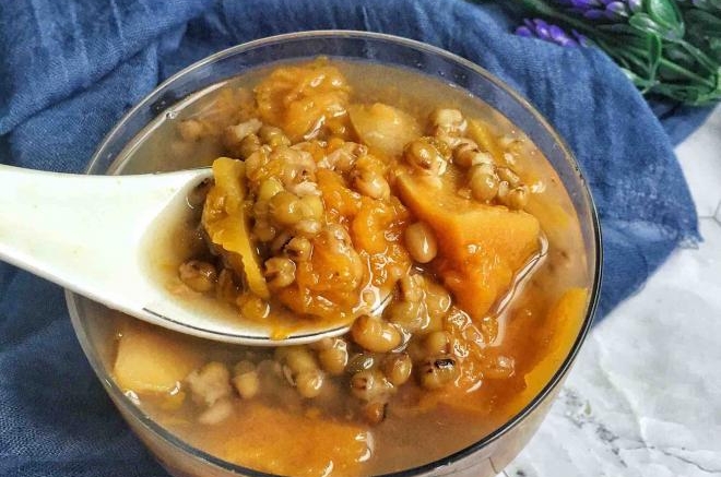 南瓜绿豆汤