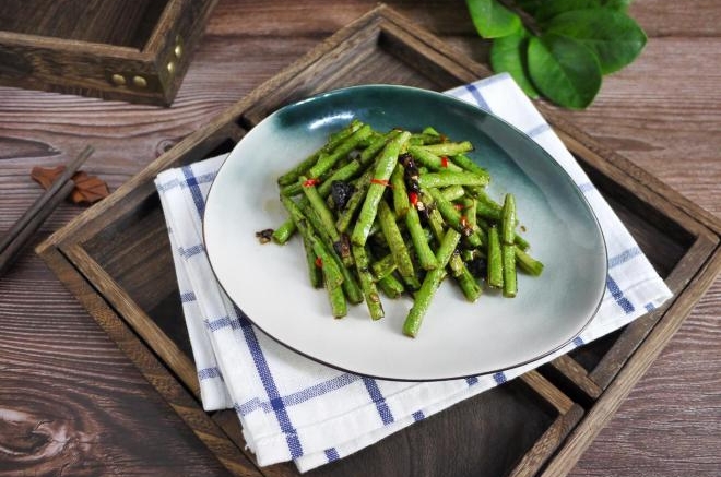 橄榄菜炒豆角