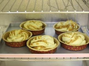 发酵箱设置35度，湿度80度，时间为30-35分钟，剩余10分钟时开始预热烤箱170度。