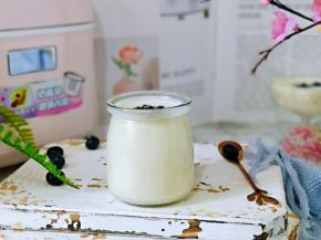 “自制蓝莓酸奶”健康又好喝。