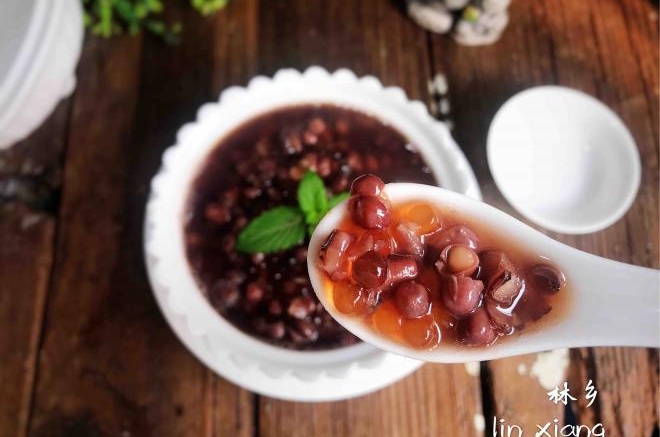 红豆西米露