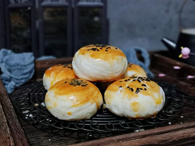 椰香桂花豆沙酥