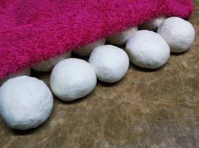 分开等份小团子，用湿布盖上醒发5分钟