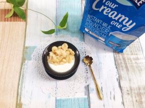 莲子双皮奶完成