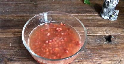 红豆提前浸泡一晚上