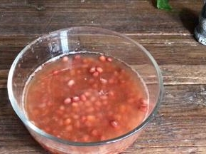 红豆提前浸泡一晚上