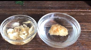 百合和银耳提前3小时泡发