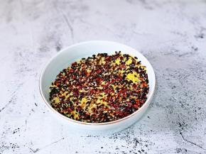 泡好的两种米混合再一起。