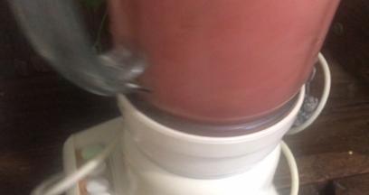 再取100克左右瓜瓤打成汁