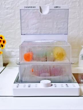 烹饪完成后，会有滴答滴答的声音传出，这时将电源断开，焖4-5分钟再打开。