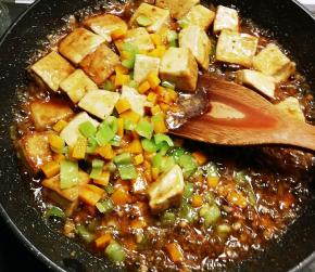 快速翻拌 关火出锅