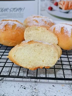 切开了呦～组织还可以吧！下午茶喽～