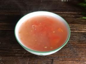 盛出装入容器中