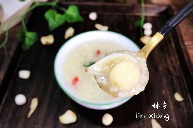 百合莲子小米粥