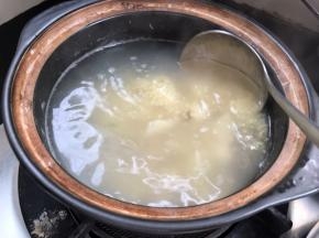 煮沸后经常搅拌