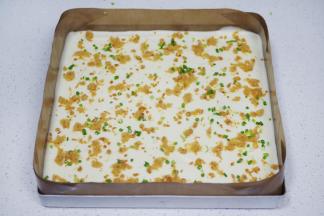 上面撒少许肉松和香葱