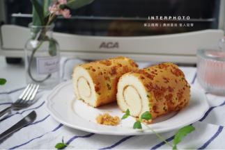 美味肉松蛋糕卷就做好啦