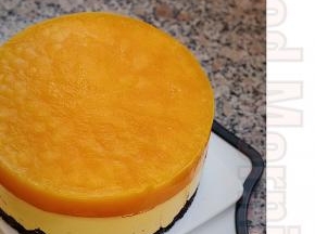 芒果慕斯成品图