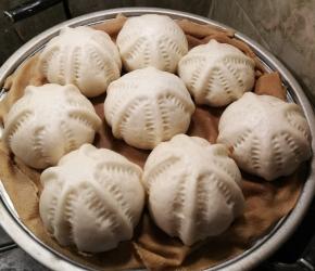 水烧开后蒸20分钟  再焖3分钟 