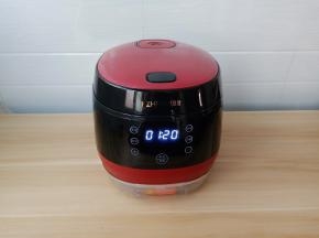 选择时间1小时20分钟【可以根据食材来选择时间，屏幕有加减号】