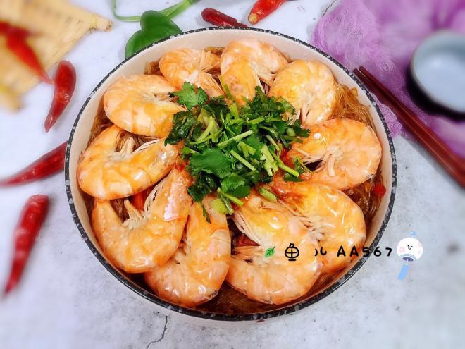 蒜蓉粉丝蒸虾