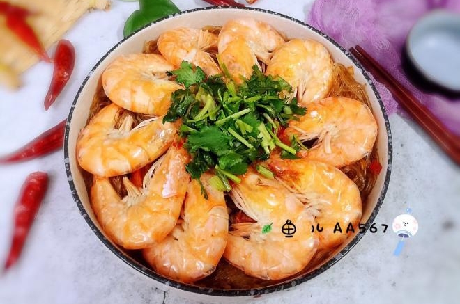 蒜蓉粉丝蒸虾