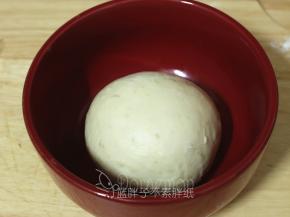 将面团团圆，放入大碗中，盖上保鲜膜，放到东菱烤箱中，30℃发酵。