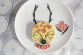 其余的依次按图所示摆放即可