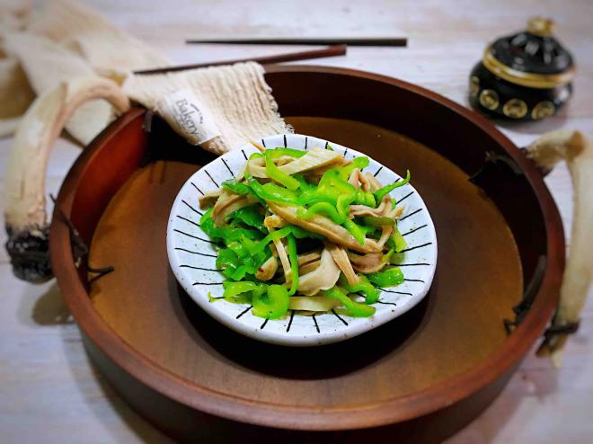爽口下酒菜—尖椒炒肚丝