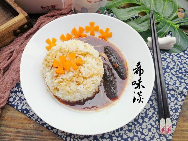 鲍汁海参捞饭