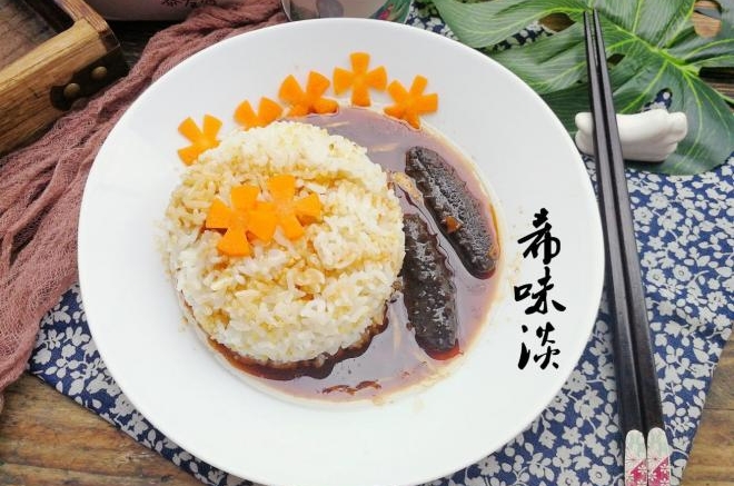 鲍汁海参捞饭