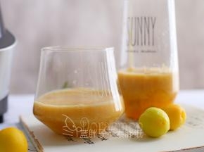 倒入小白杏泥。