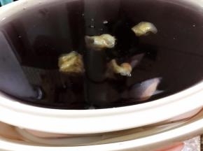 加入纯净水，隔水炖150分钟