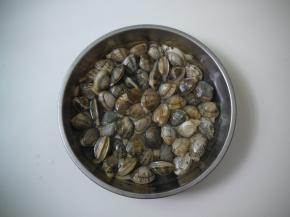 花甲先用清水把壳洗干净，然后放水里吐沙至少2小时，然后再用清水清洗一遍。