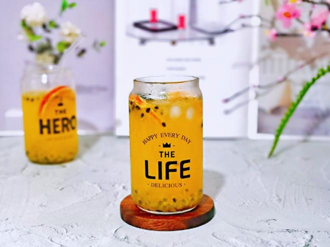 百香果柠檬蜂蜜冰饮