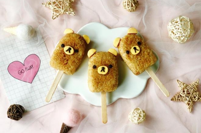 轻松熊雪糕饭团