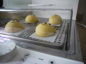 做好后放在蒸锅里发酵20分钟，约1.5倍大。