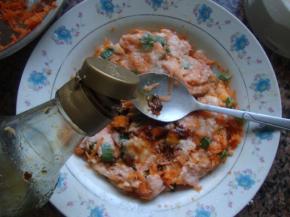 加入酱油、橄榄油。