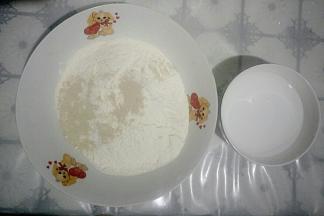 准备食材一，面团部分