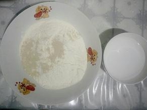 准备食材一，面团部分