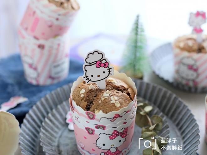 无油黑米豆浆纸杯蛋糕