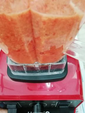 打到没有颗粒为止