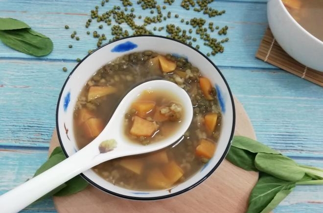 绿豆红薯糖水