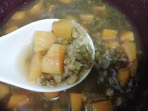 煮到红薯熟为止关火