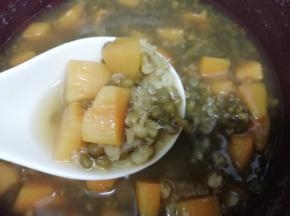 煮到红薯熟为止关火